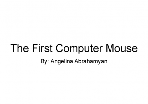 Angelina Abrahamyan – Invention Presentation